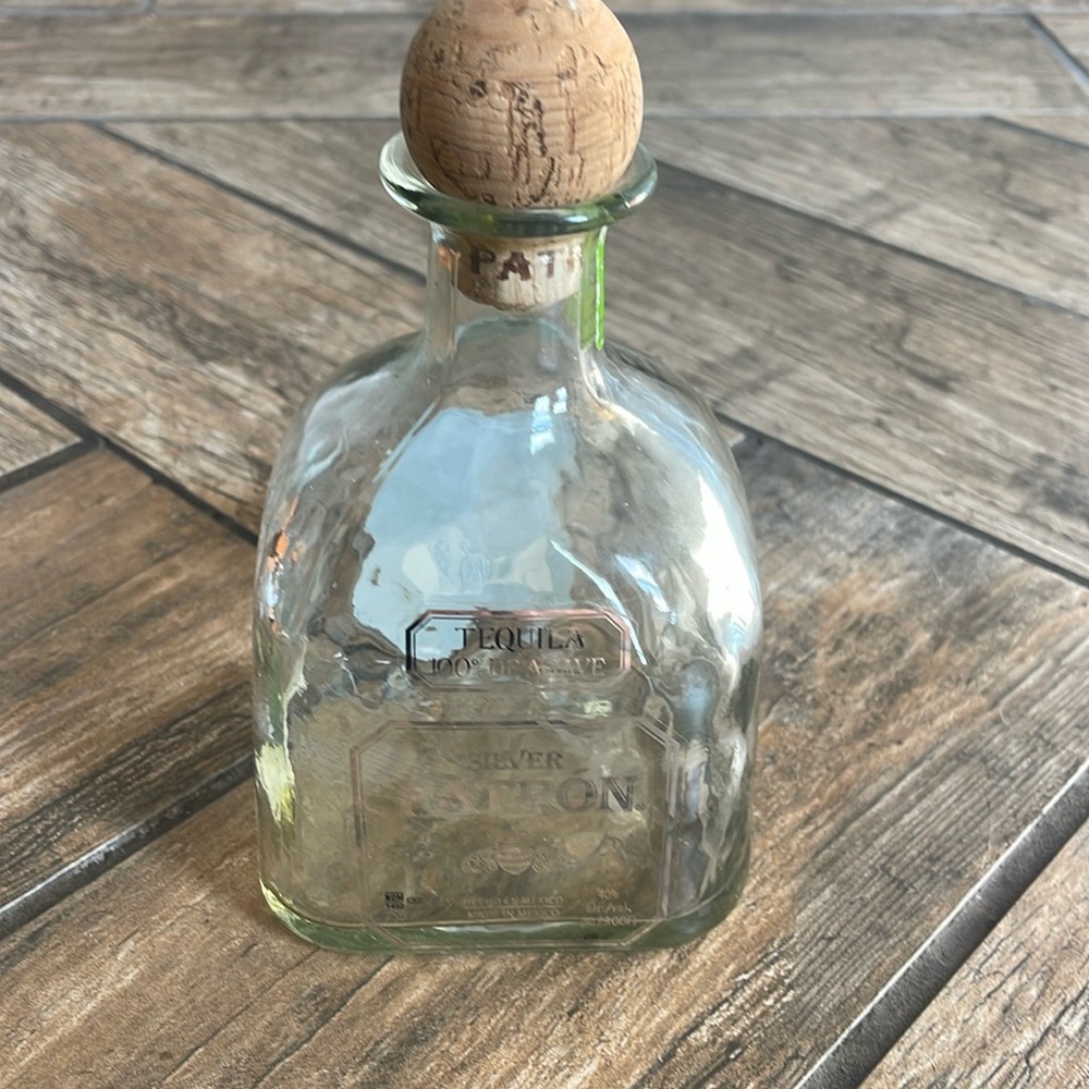 Patron Empty Tequila bottle 750 ML
